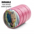 T-rex Dinosaur Head Valve Stem Caps For Tire Rim Wheel Aluminum Pink