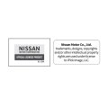 Nissan Altima Black Shield-shape Style Genuine Leather Key Chain Official Licensed