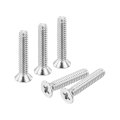 25 Pcs 4-40x1 2 Inches Machine Screws Phillips Pan Cross Head Fasteners Bolts 304 Stainless Steel Silver For Wall Socket House 