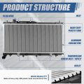 Auto Dynasty Dpi 13281 Factory Style 1-row Cooling Radiator Compatible With Subaru Legacy Outback 3 6l At 10-14 Aluminum Core