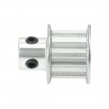 Uxcell Aluminum 10 Teeth 5mm Bore 5 08mm Pitch Timing Belt Pulley For 10mm