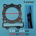 Tuzliufi Top End Head Gasket Set Kit Compatible With Polaris Predator 500 2003 2004 2005 2006 2007 Outlaw Atv Z772