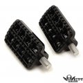 Httmt Mt216-127 X2-1 Pair Black Cnc Dominator Shifter Peg Compatible With H-d Dyna Touring Street Bob Fxdb Softail Slim