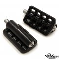 Httmt Mt216-127 X2-1 Pair Black Cnc Dominator Shifter Peg Compatible With H-d Dyna Touring Street Bob Fxdb Softail Slim