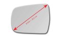 Mirror Glass With Full Size Adhesive For 2011-15 Kia Sorento Driver Side View Left Lh