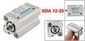 Pneumatic 12mmx25mm Double Action Thin Air Cylinder Sda 12-25 