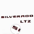 2019-2022 Oem 3pack Silverado Plus Ltz Emblems 3d Letters Badges Compatible With Red Line Genuine Parts 84300948 Glossy Redline