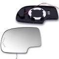 Chrome Left Side And Right Mirrors Fit For 2003-2006 Cadillac Escalade Esv Chevy Avalanche 1500 2500 Smooth Mirror Glass Heated 