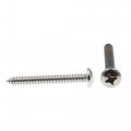 Prime-line Sheet Metal Screw Self-tapping Pan Head Phillips 14 X 2 In Grade 18-8 Stainless Steel Pack Of 20
