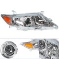 Headlight Assembly Replacement For Toyota Camry 2010-2011 Headlights Halogen Set Passenger Side