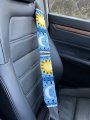 Ydmzzb Handmade Crochet Sun And Moon Car Steering Wheel Covers Universal 14-15 Inch For Women Men Wheel 2belt 2car Coasters