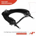 A-premium Front Right Upper Control Arm With Ball Joint Bushing Compatible Honda Civic Crx 1988 1989 1990 1991
