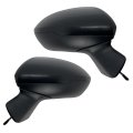 Spieg Side Mirror Set For 2016-2019 Chevrolet Cruze Power Adj Heated Glass Blind Spot Monitoring Bsm Manual Folding Black 7 