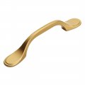 Cosmas 25 Pack 9533gc Gold Champagne Cabinet Hardware Footed Handle Pull 3 Inch 76mm Hole Centers 