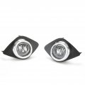 Ledin For 2009-2012 Toyota Rav 4 Rav4 Clear Fog Driving Lights Kit W Bezel Switch Bulbs 