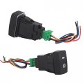 Fog Light Switch For Honda Car 5 Pin Black Plastic Push Button Civic Accord Crv