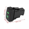 Fog Light Switch For Honda Car 5 Pin Black Plastic Push Button Civic Accord Crv