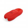 X Autohaux Red Silicone Keyless Entry Car Remote Key Fob Case Cover Protector For Porsche Macan Panamera Cayenne