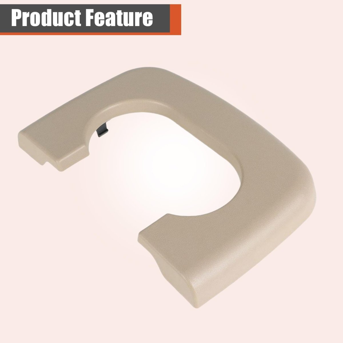 Beige Front Cup Holder Pad Replacement For F150 1997 1998 1999 2000 2001 2002 2003 Plastic Direct Fit Interior Accessory