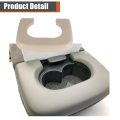 Beige Front Cup Holder Pad Replacement For F150 1997 1998 1999 2000 2001 2002 2003 Plastic Direct Fit Interior Accessory
