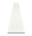 Custom Solid White Engineered Marble Threshold Saddle Tile Polished For Shower Curb Bathroom Vanity Backsplash Window Sill 