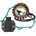 Stator Coil Rectifier Gasket For Yamaha Yfm400 Yfa Kodiak 400 2wd Yfm400fa 400 4wd Yfm450 Yfm45fx Yfm450fas Yfm45fxse Wolverine