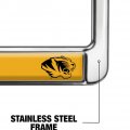 University Of Missouri School Logo Full Size Standard License Plate Metal Frame