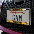 University Of Missouri School Logo Full Size Standard License Plate Metal Frame