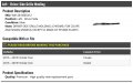 Left Driver Side Grille Molding Chrome Compatible With 2016-2018 Honda Civic Coupe Sedan Excluding Si Model