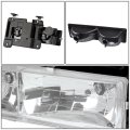 Chrome Housing Headlight W Bumper Lamps Tool Kit Compatible With Chevy C10 C K Suburban 88-93