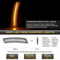 Vipmotoz Full Led Strip Side Marker Lights Fender Parking Lamps Compatible With 2012-2019 Bmw 3 4 Series F30 F32 F80 320i 328d
