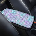 Horeset Mermaid Design Front Seat Covers For Car Steering Wheel Armrest Cover Safety Belt And Floor Mats Full Set Automotive