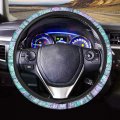 Horeset Mermaid Design Front Seat Covers For Car Steering Wheel Armrest Cover Safety Belt And Floor Mats Full Set Automotive