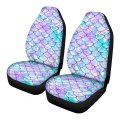 Horeset Mermaid Design Front Seat Covers For Car Steering Wheel Armrest Cover Safety Belt And Floor Mats Full Set Automotive