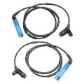 Rear Abs Speed Sensors For Bmw 325xi 330xi 2001 2002 2003 2004 2005 Driver And Passenger Side Pair Pin Type Female Connector 