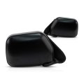 Door Mirror Pair For Toyota 4runner 1990 1991 1992 1993 Driver And Passenger Side Manual Non Heated Folding Smooth Black 