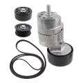 Autokay Belt Tensioner Idler Pulley V-ribbed Kit Fit For Hyundai Kia 10-16 2 0l 4l 252122g760 2528125000 2528825001