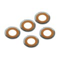 Oil Level Sensor Seal For Chevy Silverado 3500 2001 To 2010 Steel Rubber Brown 25 In Outside Diameter 0 68 Inside 