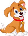 Stickertalk Puppy Vinyl Sticker 4 Inches By 5 