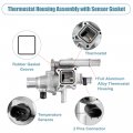 X Autohaux Engine Coolant Thermostat Housing Assembly With Sensor Gasket For Chevrolet Cruze 2011-2016 Chevy Sonic 2013-2018 1