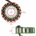 Caltric Stator Compatible With Kawasaki Vn700 Ltd Vulcan Vn 700 1985 21003-1118 21003-1280