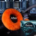 6 Pcs Fuzzy Steering Wheel Cover Set For Women Furry Car Accessories Armrests Center Console Handbrake Seat Belt Shoulder Pad