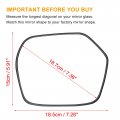 Uxcell Car Right Passenger Side Heated Mirror Glass Replacement W Backing Plate For Honda Cr-v 2007-2011