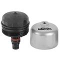 Dedc Bmw And Volvo Oil Filter Wrench For 86mm Cartridge Style Housing Caps With 16 Flutes