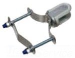 Steel Adjustable Porcelain Wire Holder With Clamp 1 25 To 3 In Aru 610 Silver