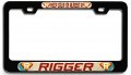 Keep Calm I M Almost A Rigger Career Bl 3d Metal License Plate Frame Auto Suv Truck Tag Holder Z92 