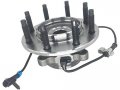 Front Wheel Bearing Hub Assembly With Abs Sensor 8-lugs Compatible 2001-2006 Chevy Silverado 2500 Hd 4wd