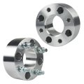 Wheel Spacers 2 Inch 4x101 6mm Mm Bore 1 2x20 Studs Replacement For Golf Carts Silvery 2 Pcs