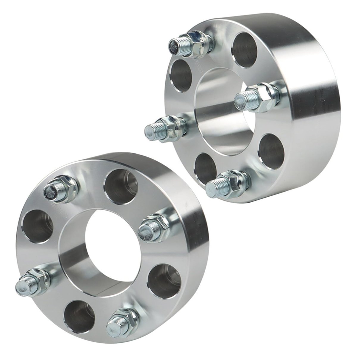 Wheel Spacers 2 Inch 4x101 6mm Mm Bore 1 2x20 Studs Replacement For Golf Carts Silvery 2 Pcs