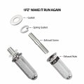 Ebg-sl1 Exhaust Bolt And Gasket Kit For Gy6 50cc 70cc 90cc 110cc 125cc 150cc Scooters Atvs Go Karts Moped Quad 4 Wheeler Dune